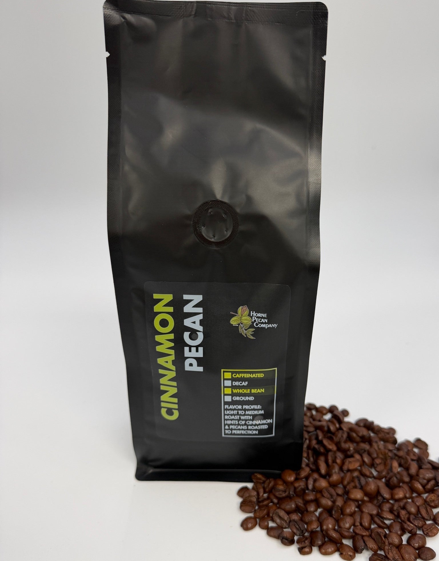 Gourmet Pecan Flavored Coffee WHOLE BEAN