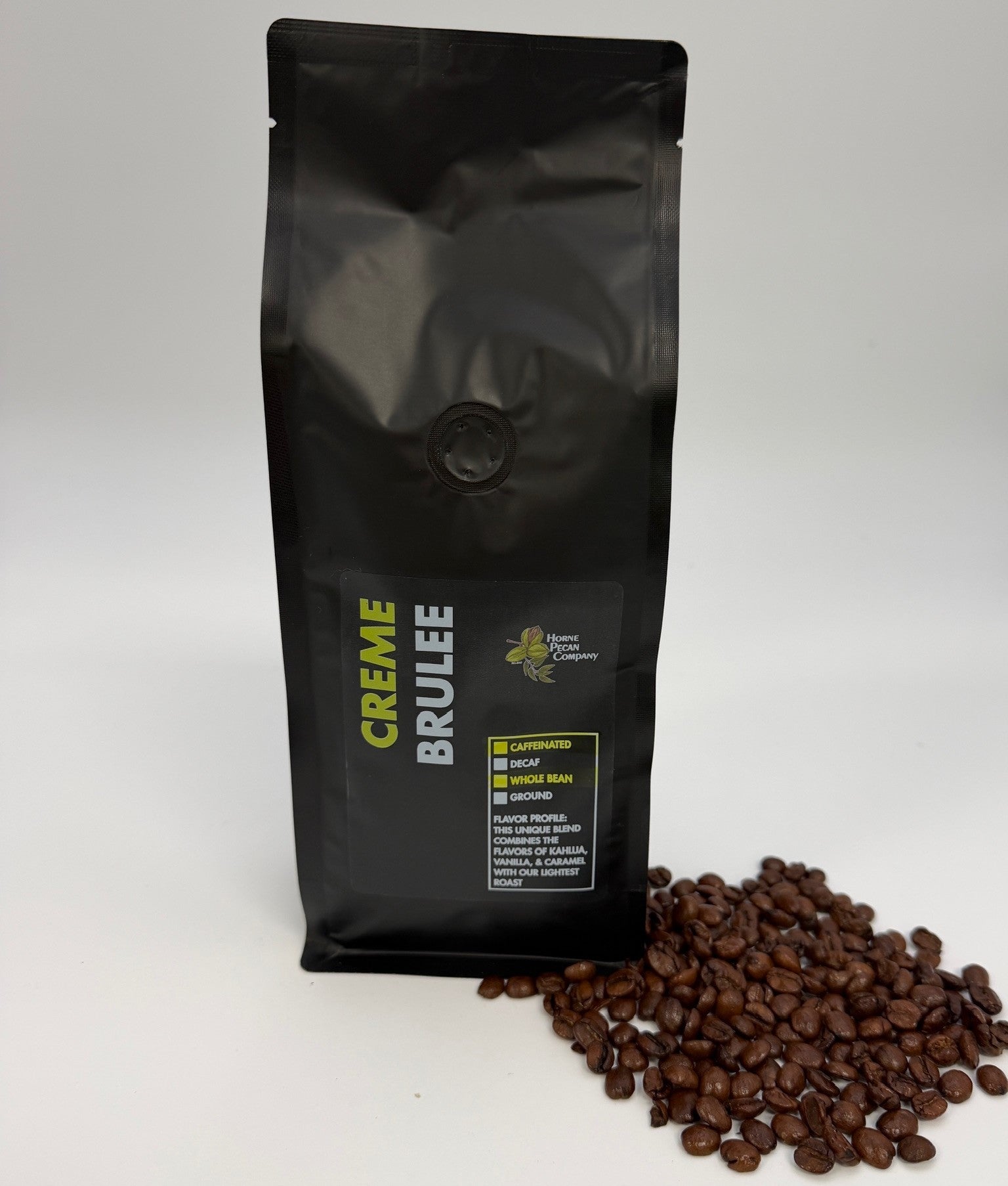 Gourmet Pecan Flavored Coffee WHOLE BEAN