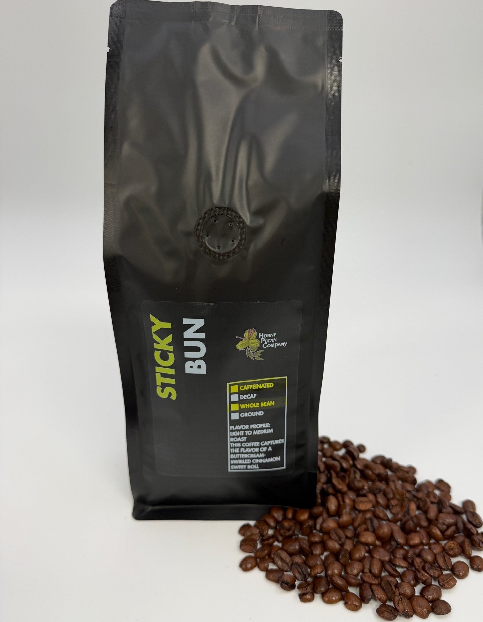Gourmet Pecan Flavored Coffee WHOLE BEAN